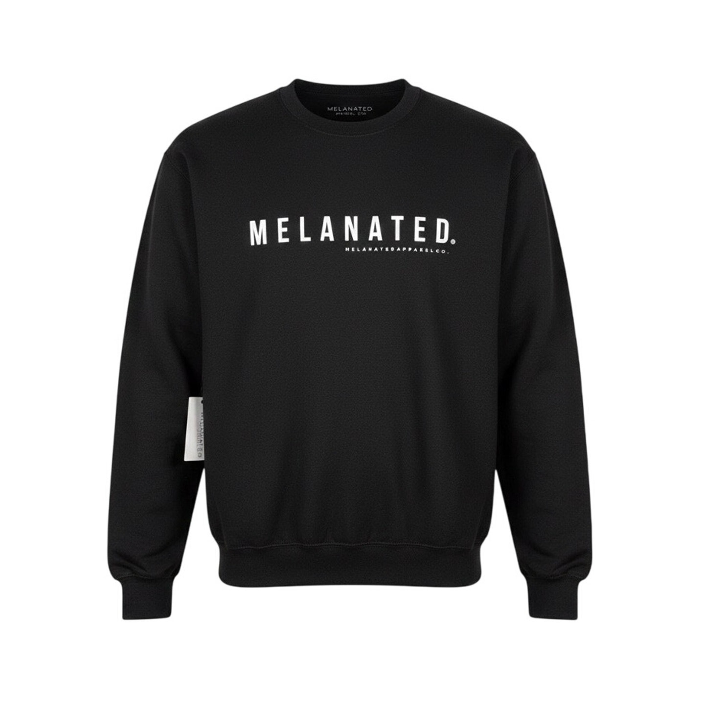 Melanated Apparel Co Black Graphic Sweatshirt Size Large Made In Usa Nwt